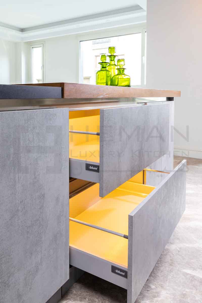 طراحی کابینت آشپزخانه شرکت هیمان